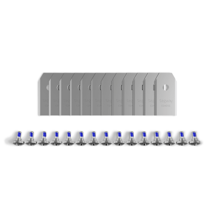 Zestaw zapasowych noży Plus Navimow – 12 ostrzy i 15 śrub do serii X3, I, H