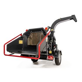 Rozdrabniacz Cedrus RBD16 do grubych gałęzi z podajnikiem hydraulicznym – praca leśna i komunalna