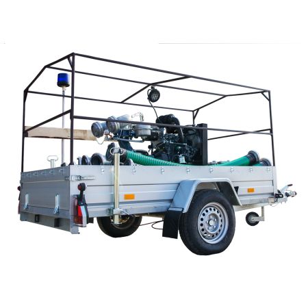 Przewoźna motopompa powodziowa LWT 250 K Kubota