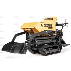 Transporter spalinowy Cedrus gąsienicowy górnego wysypu z ładowaczem TR500GE-HD-L